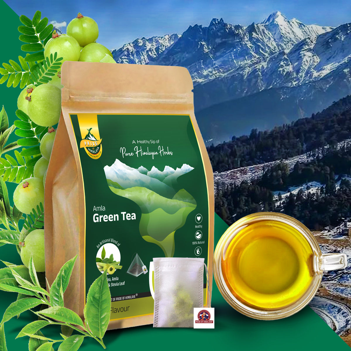 Amla Green Tea| 40 Tea Bags