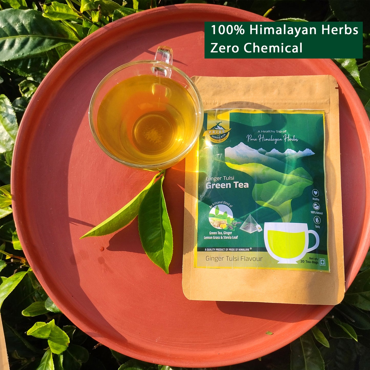 Ginger Tulsi Green Tea| 40 Teabags