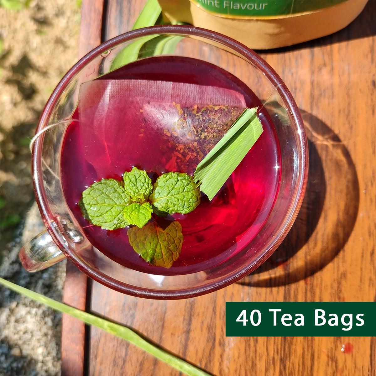 Mint Hibiscus Tea| 40 Teabags